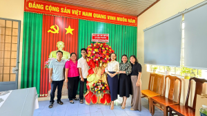 Lạnh đạo xã Đại Phước thăm và Chúc mừng  Ngày báo chí cách mạng Việt Nam 21/6