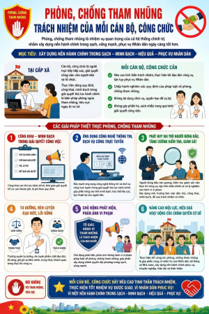 Phòng, chống tham nhũng  – Trách nhiệm của mỗi cán bộ, công chức
