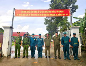 Công an xã Đại Phước bảo đảm an ninh, trật tự tại Hội nghị tiếp xúc cử tri trước kỳ họp thường lệ giữa năm 2026 với đại biểu HĐND thành phố Đồng Nai khóa I và đại biểu HĐND xã Đại Phước khóa XIII, nhiệm kỳ 2026 – 2031