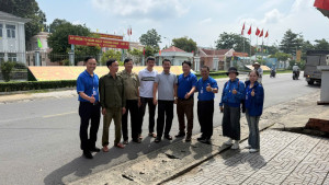 Công an xã Đại Phước khảo sát xây dựng mô hình “Camera an ninh liên thông - Chuyển đổi số ANTT”