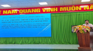 Hội LHPN xã Đại Phước phối hợp Ngân hàng Chính sách xã hội Nhơn Trạch tổ chức tập huấn nghiệp vụ cho Tổ tiết kiệm và vay vốn năm 2026