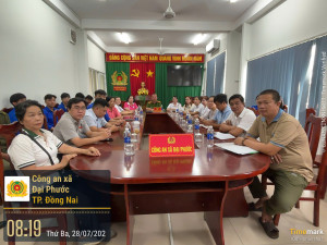 Công an xã Đại Phước tham dự Lễ phát động chiến dịch “Mùa hè số cùng VNeID” năm 2026