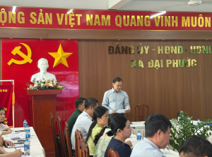 Xã Đại Phước tham dự Hội nghị sơ kết 01 năm triển khai Phong trào "Bình dân học vụ số", chia sẻ kinh nghiệm thúc đẩy cấp chữ ký số cá nhân