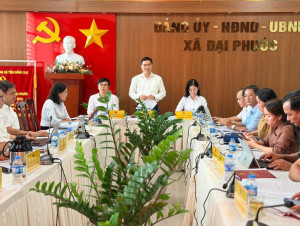 Đảng bộ xã Đại Phước quyết tâm thực hiện thắng lợi  đợt thi đua đặc biệt 500 ngày đêm