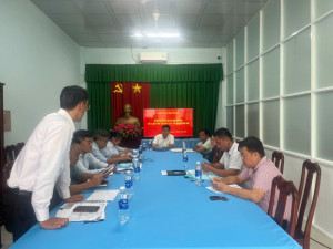 Bí thư Đảng ủy xã tiếp công dân định kỳ tháng 7/2026