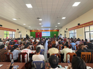 Xã Đại Phước tổ chức hội nghị gặp gỡ, đối thoại hộ kinh doanh về chính sách thuế và chuyển đổi số