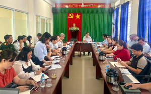 Xã Đại Phước họp triển khai công tác khám sức khỏe toàn dân và tạo lập Sổ sức khỏe điện tử trên VNeID