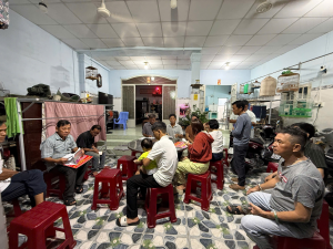 Không ngại ngày hay đêm, tổ công nghệ số cộng đồng ấp phước lý đồng hành cùng người dân