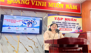 Trạm Y tế xã Đại Phước tổ chức tập huấn, bồi  dưỡng, nâng cao năng lực cho đội ngũ cộng tác viên làm công tác dân số trên địa bàn xã năm 2026.