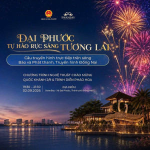 Chương trình nghệ thuật chào mưng Quốc Khánh 2/9 và trình diễn pháo hoa