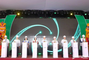 Công an xã Đại Phước bảo đảm an ninh, an toàn Lễ khởi công Dự án cầu Cát Lái