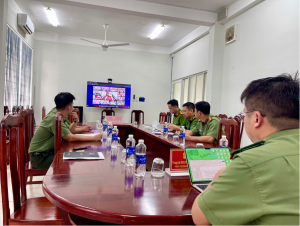 Công an xã Đại Phước tham dự Hội nghị triển khai Kế hoạch tổng thể và phát động Phong trào thi đua cao điểm 180 ngày làm sạch dữ liệu lý lịch tư pháp