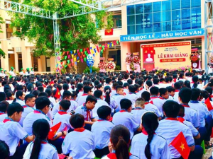 Không khí Rộn ràng Ngày khai giảng năm học mới tại  các trường trên địa bàn xã Đại Phước