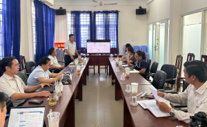 Đại Phước nghe trình bày giải pháp truy xuất nguồn gốc thực phẩm trong trường học