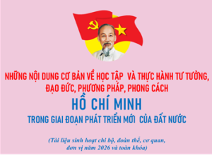 Tài liệu tuyên truyền những nội dung cơ bản về học tập và thực hành tư tưởng, đạo đức, phương pháp, phong cách Hồ Chí Minh trong giai đoạn phát triển mới  của đất nước.