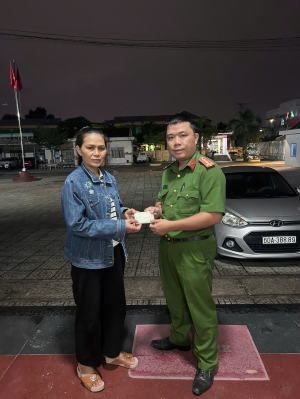 Công an xã Đại Phước: Lan tỏa hành động đẹp “nhặt được của...