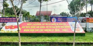 Xã Đại Phước đạt kết quả tốt trong công tác Trang trí tuyên truyền  trong 9 tháng đầu năm 2026