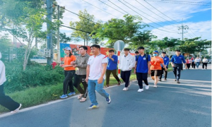 Xã Đại Phước tổ chức đi bộ đồng hành Cùng Việt Nam Tiến bước.