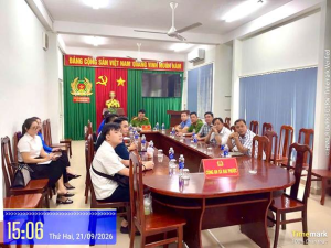 Xã Đại Phước tham gia Hội nghị trực tuyến tập huấn triển khai Chiến dịch đào tạo kỹ năng lái xe mô tô, xe gắn máy an toàn