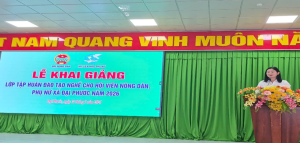 Phối hợp mở lớp đào tạo nghề cho hội viên phụ nữ và nông dân năm 2026