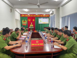 Đảng ủy công an xã đại phước tổ chức xem truyền hình trực tiếp sinh hoạt chi bộ trực tuyến tháng 10/2026