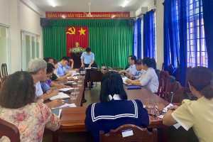 UBND xã Đại Phước rà soát tình hình thu, chi ngân sách trên địa bàn