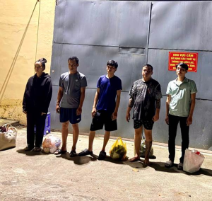 Công an xã Đại Phước, thành phố Đồng Nai triệt phá vụ: Mua bán và tổ chức sử dụng trái phép chất ma túy, tạm giữ hình sự 5 đối tượng