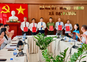 Đảng bộ xã Đại Phước kiện toàn tổ chức đảng theo Quy định số 208-QĐ/TW tạo động lực thực hiện nhiệm vụ trong giai đoạn mới