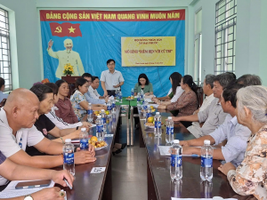 Mô hình “Điểm hẹn cử tri” đổi mới từ tiếp nhận sang đối thoại, giải quyết tại cơ sở