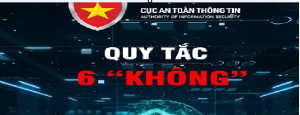 Quy tắt 6 không trên không gian mạng