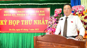 Kỳ họp thứ nhất HĐND xã Đa Kia khóa XII, nhiệm kỳ 2021 - 2026