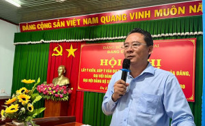 HỘI NGHỊ CÁN BỘ CHỦ CHỐT XÃ ĐA KIA GÓP Ý DỰ THẢO VĂN KIỆN ĐẠI HỘI ĐẢNG BỘ CÁC CẤP, NHIỆM KỲ 2025-2030