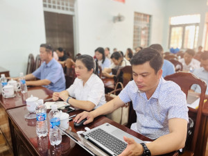 HỘI NGHỊ TRỰC TUYẾN QUÁN TRIỆT NGHỊ QUYẾT MỚI CỦA BỘ CHÍNH TRỊ TẠI ĐIỂM CẦU XÃ ĐA KIA