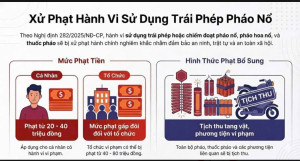 Vui xuân an toàn - Nói không với pháo nổ trái phép