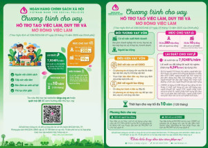 Chính sách cho vay hỗ trợ tạo việc làm, duy trì và mở rộng việc làm