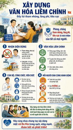XÂY DỰNG VĂN HÓA LIÊM CHÍNH, ĐẨY LÙI THAM NHŨNG VÀ LÃNG PHÍ:...