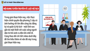 Video tuyên truyền Luật Hộ tịch