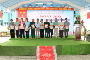Ngày hội Toàn dân bảo vệ an ninh tổ quốc tại ấp 7 xã Đak Lua