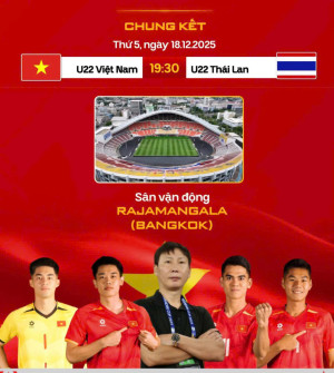 THÔNG BÁO: Tiếp lửa đường đến vinh quang chung kết  bóng đá nam Sea Games 33: Việt Nam - Thái Lan