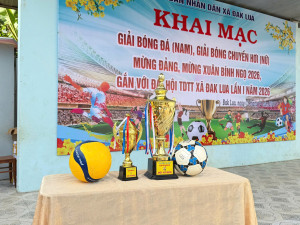 Xã Đak Lua sôi nổi các hoạt động thể thao chào mừng 96 năm Ngày thành lập Đảng