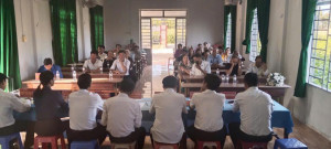 Thực hiện Kế hoạch của Ban Thường trực Uỷ ban MTTQ VIệt Nam xã Đak Lua về việc tổ chức hội nghị tiếp xúc cử tri vận động bầu cử của những người được giới thiệu ứng cử đại biểu HĐND xã Đak Lua khoá VIII, nhiệm kỳ 2026-2031