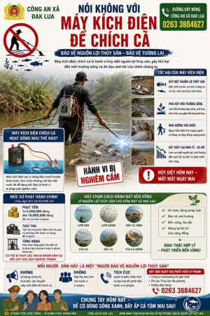 Ngăn chặn khai thác thủy sản tận diệt bằng xung điện