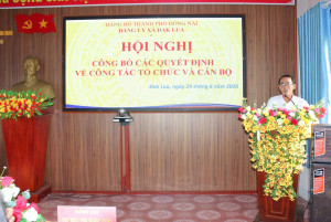 XÃ ĐAK LUA TỔ CHỨC HỘI NGHỊ CÔNG BỐ THÀNH LẬP CHI BỘ ẤP ĐAK LUA 1 VÀ CHI BỘ ẤP ĐAK LUA 2