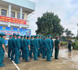 CÔNG AN XÃ VÀ BAN CHQS XÃ ĐAK LUA PHỐI HỢP TỔ CHỨC HOẠT ĐỘNG...