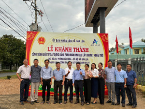 ĐAK LUA KHÁNH THÀNH  CÔNG TRÌNH BẢNG PANO MÀN HÌNH LED NGOÀI TRỜI