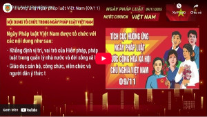 Tuyên truyền ngày Pháp luật Việt Nam