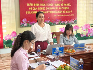 Hội Liên hiệp Phụ nữ tỉnh Đồng Nai kiểm tra, giám sát hoạt động nhận ủy thác tại xã Đăk Ơ