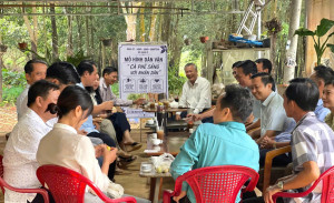Đăk Ơ tổ chức sinh hoạt mô hình “Cà phê sáng với Nhân dân” tại thôn Bù Xia