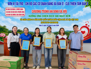 TRAO TẶNG 50 PHẦN QUÀ CHO HỘ GIA ĐÌNH KHÓ KHĂN, CHÍNH SÁCH, ...