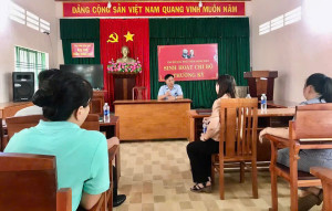 Ban Thường vụ Đảng ủy xã Dầu Giây giám sát tiến độ thực hiện các mô hình thi đua “100 ngày bứt phá thần tốc”